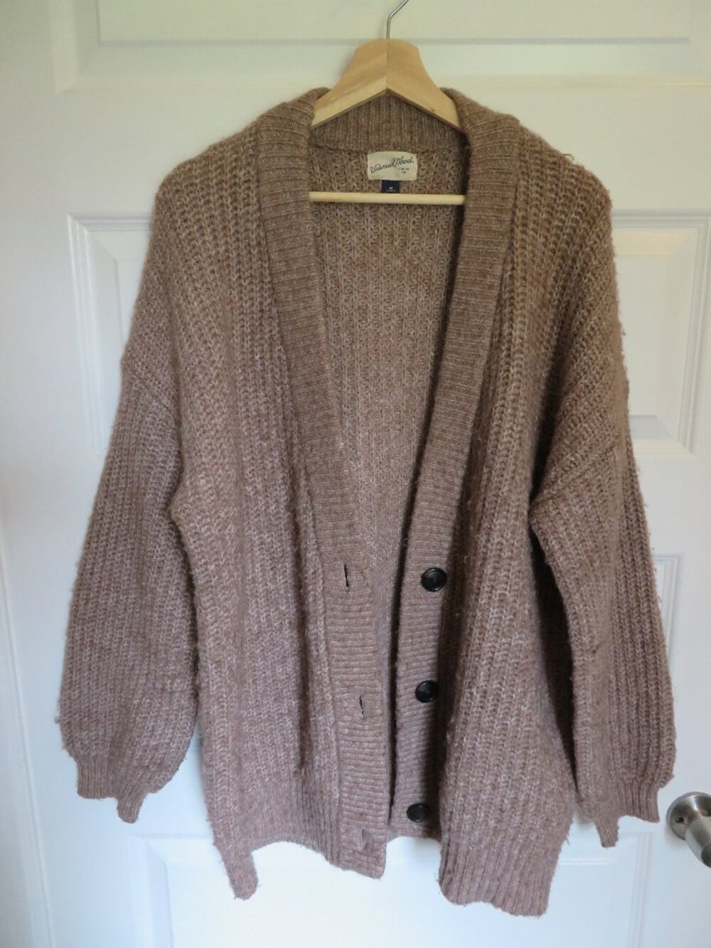 Universal Thread Brown Oversized Cardigan, Size M